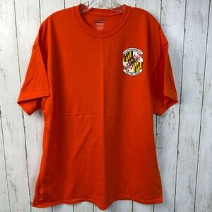 Gildan Men's Orange A-10 Thunderbolt II 175th MXG MDANG Graphic T-Shirt Size XL